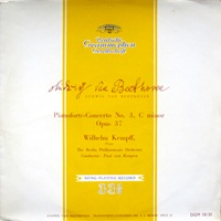 Deutsche Grammophon : Kempff - Beethoven Concerto No. 3